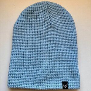 Blenders Light Blue Waffle Knit Beanie - Soft & Stretchy Winter Hat